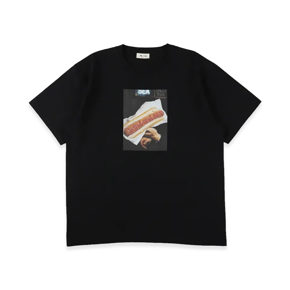 WIND AND SEA Hotdog Photo S/S Tee "Black"
