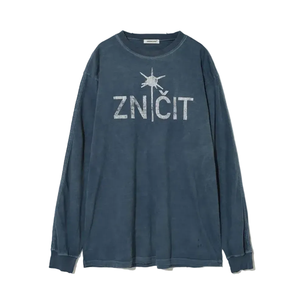 UNDERCOVER Cotton Long Sleeve T-Shirt "Gray Blue"