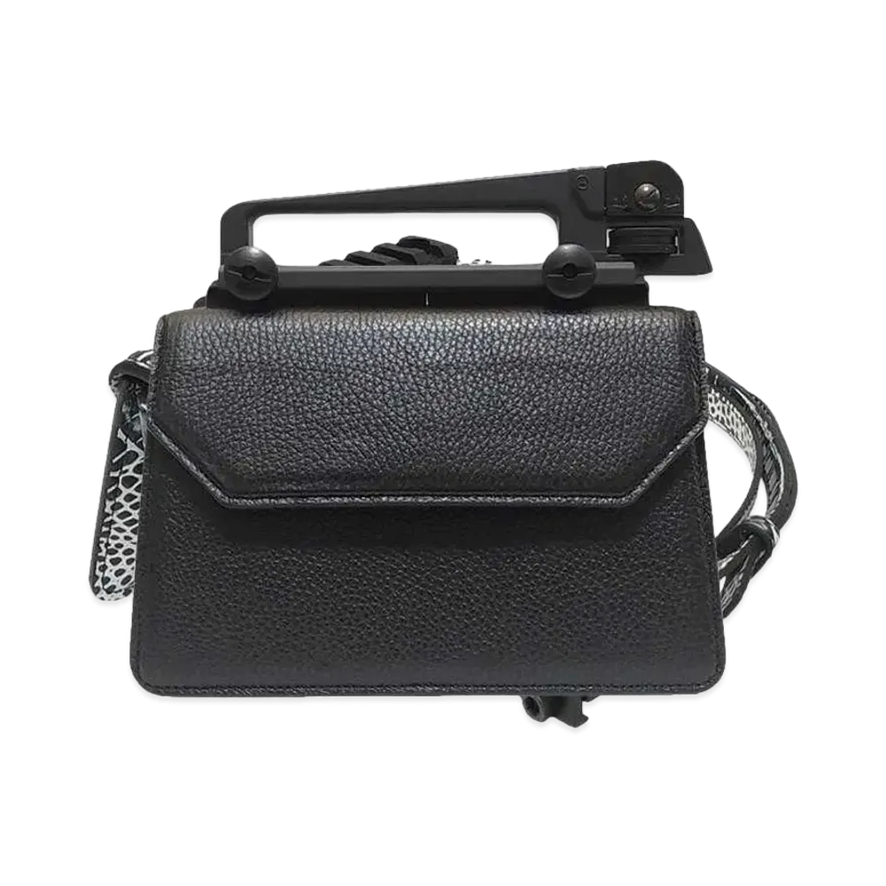 GANIKAWA HAND BAG(L) "BLACK"