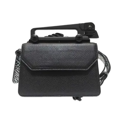 GANIKAWA HAND BAG(L) "BLACK"