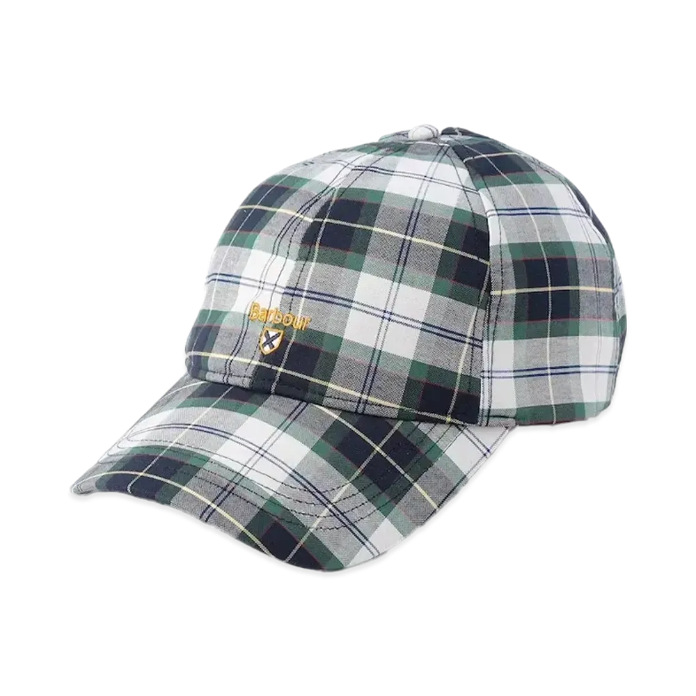 Barbour Oxbridge Tartan Sports Cap "Navy"
