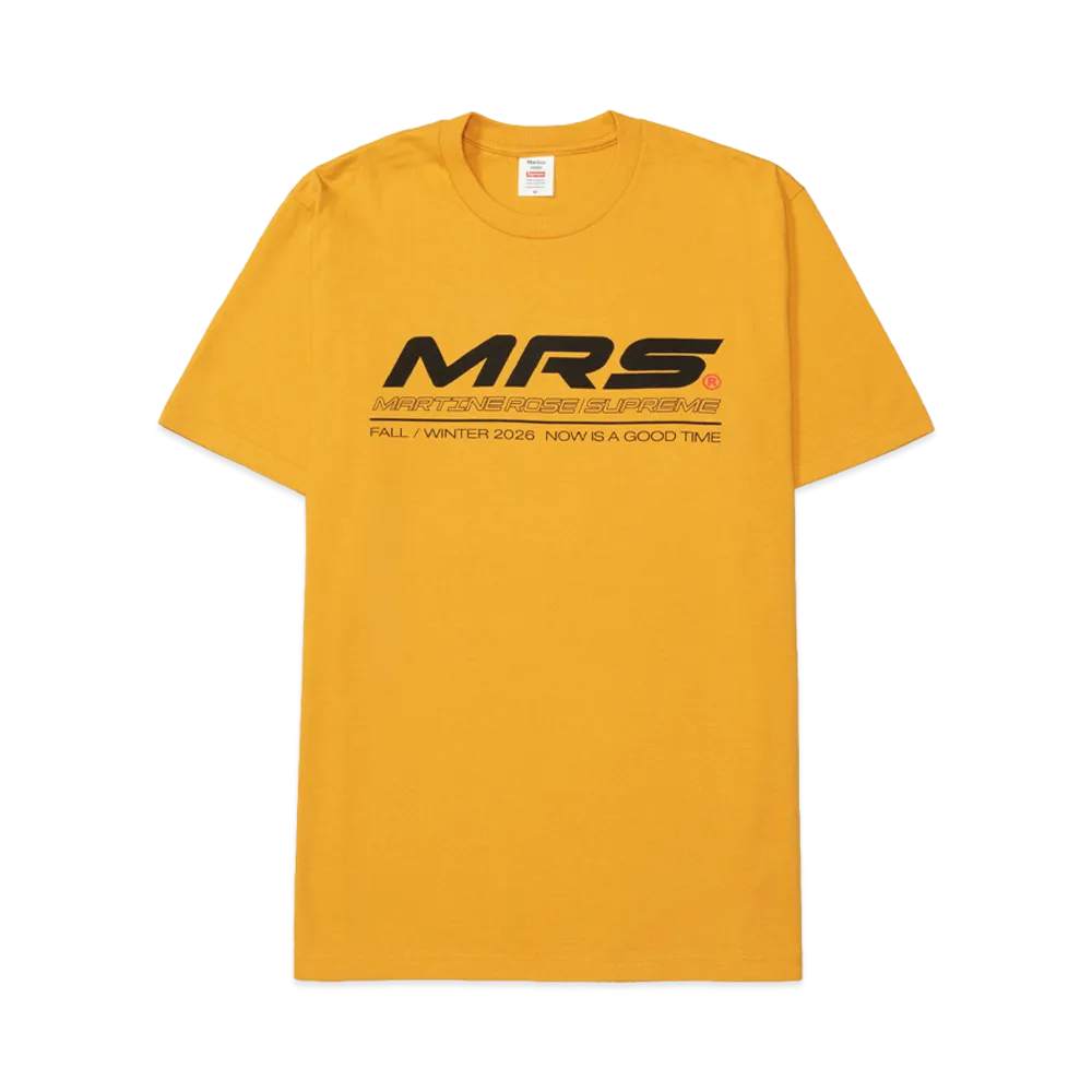 Supreme x Martine Rose Now Tee "Mustard"