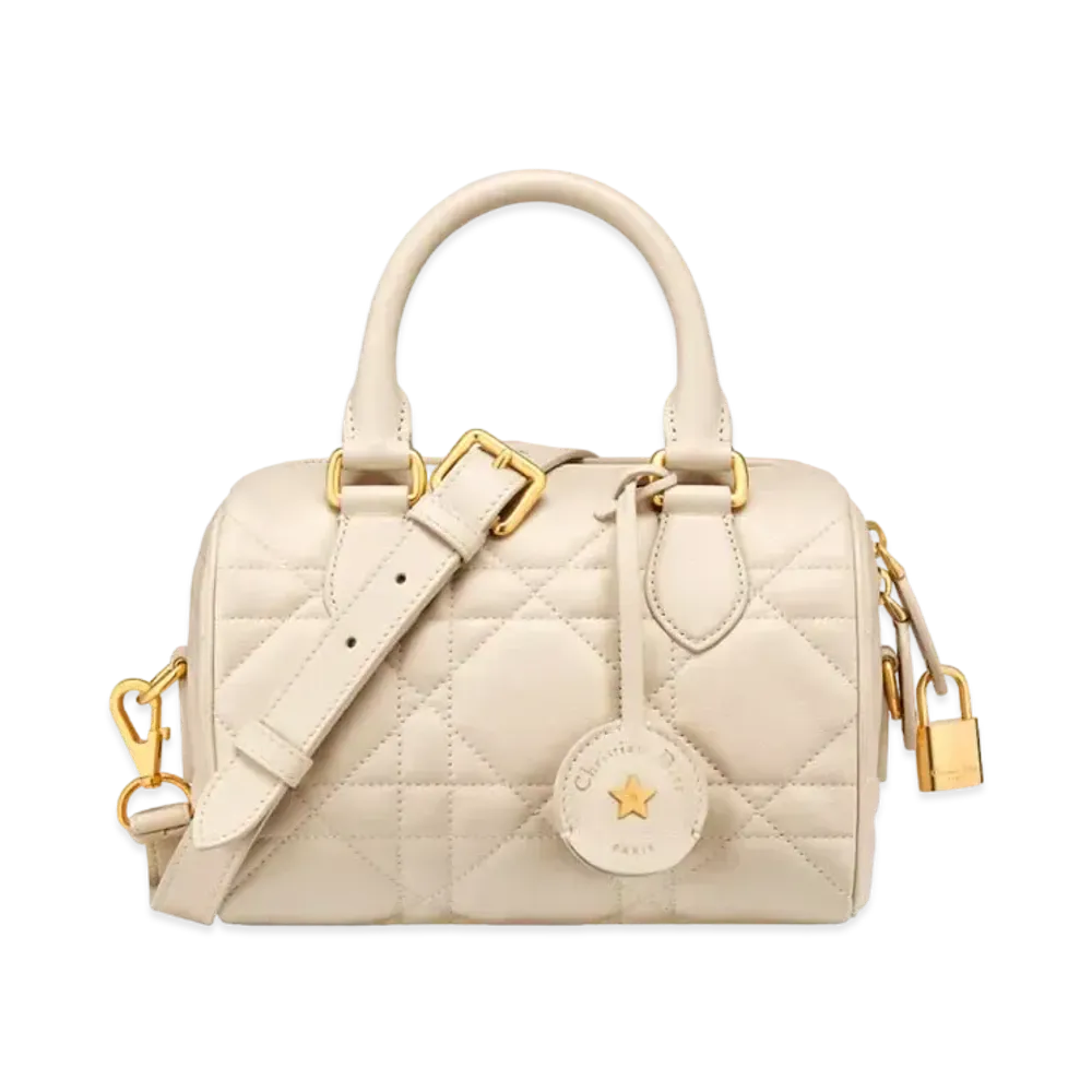 Dior Groove 20 Bag Macrocannage Calfskin "Dusty Ivory"