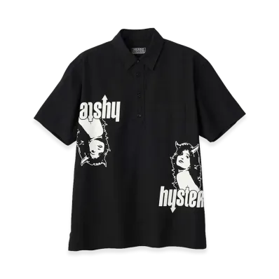 HYSTERIC GLAMOUR Devil Woman Pullover Shirt "Black"