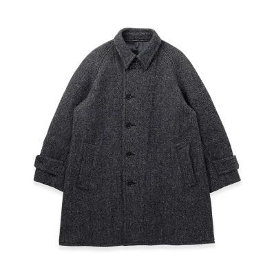 T.T Taiga Takahashi LOT.408 Chin Strap Coat "Mix Gray"