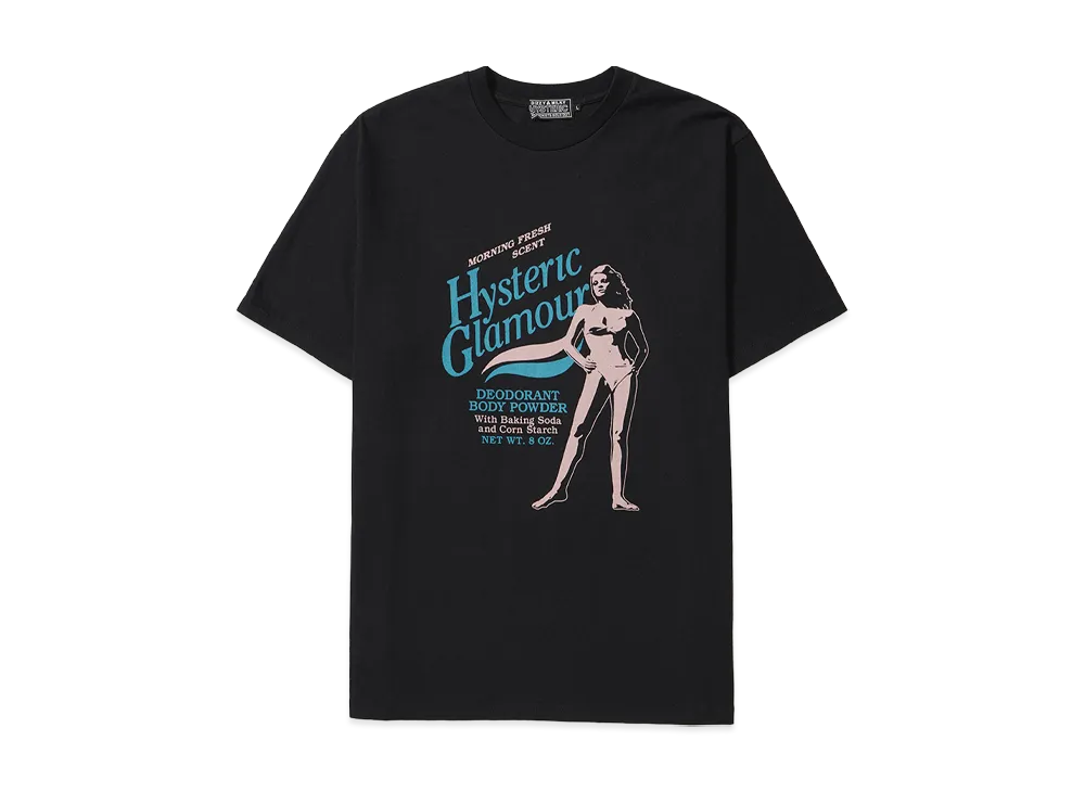 HYSTERIC GLAMOUR Hysteric Body Powder Tee "Black"