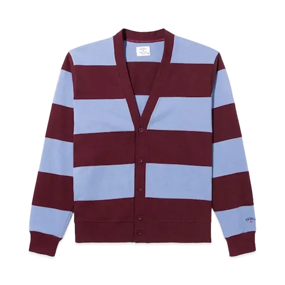 Noah Hoop Stripe Cardigan "Harvard/Columbia"