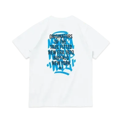 NEW ERA Youth Short Sleeve Cotton T-Shirt Graffiti "White"