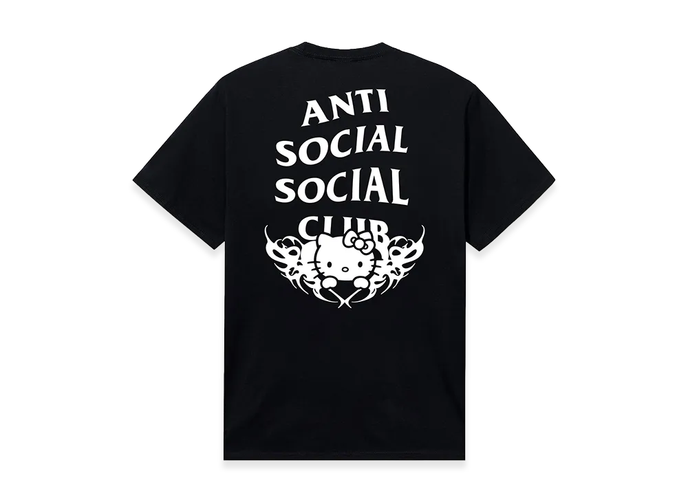 ANTI SOCIAL SOCIAL CLUB x Hello Kitty Metal Tee "Black"