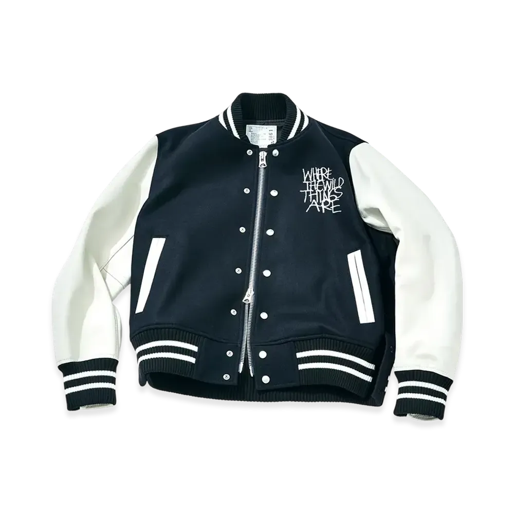 sacai WHERE THE WILD THINGS ARE Blouson "Navy/Off White"
