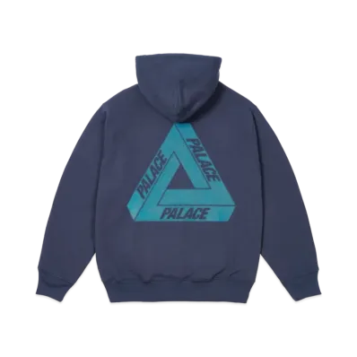 PALACE Bit Grippy Tri-Ferg Hood "Navy"