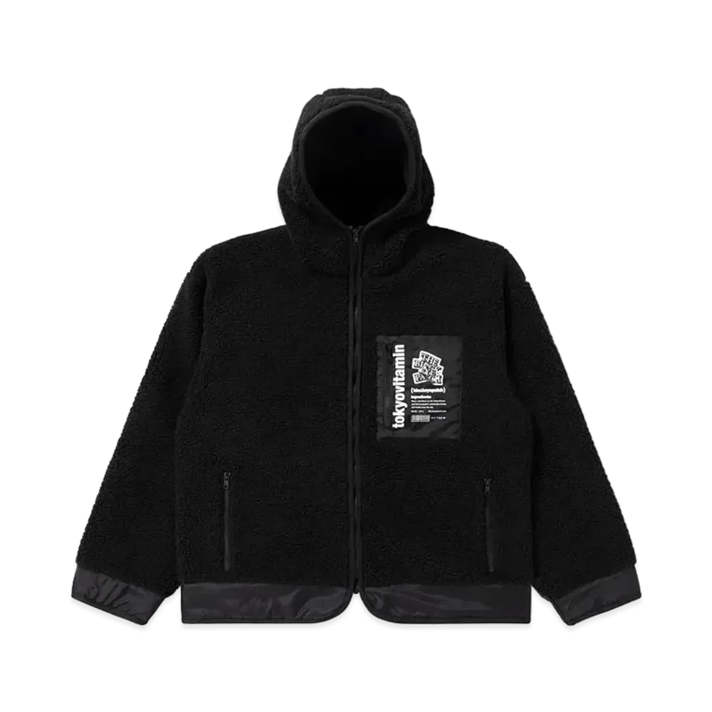 BlackEyePatch x tokyovitamin Fleece Jacket "Black"