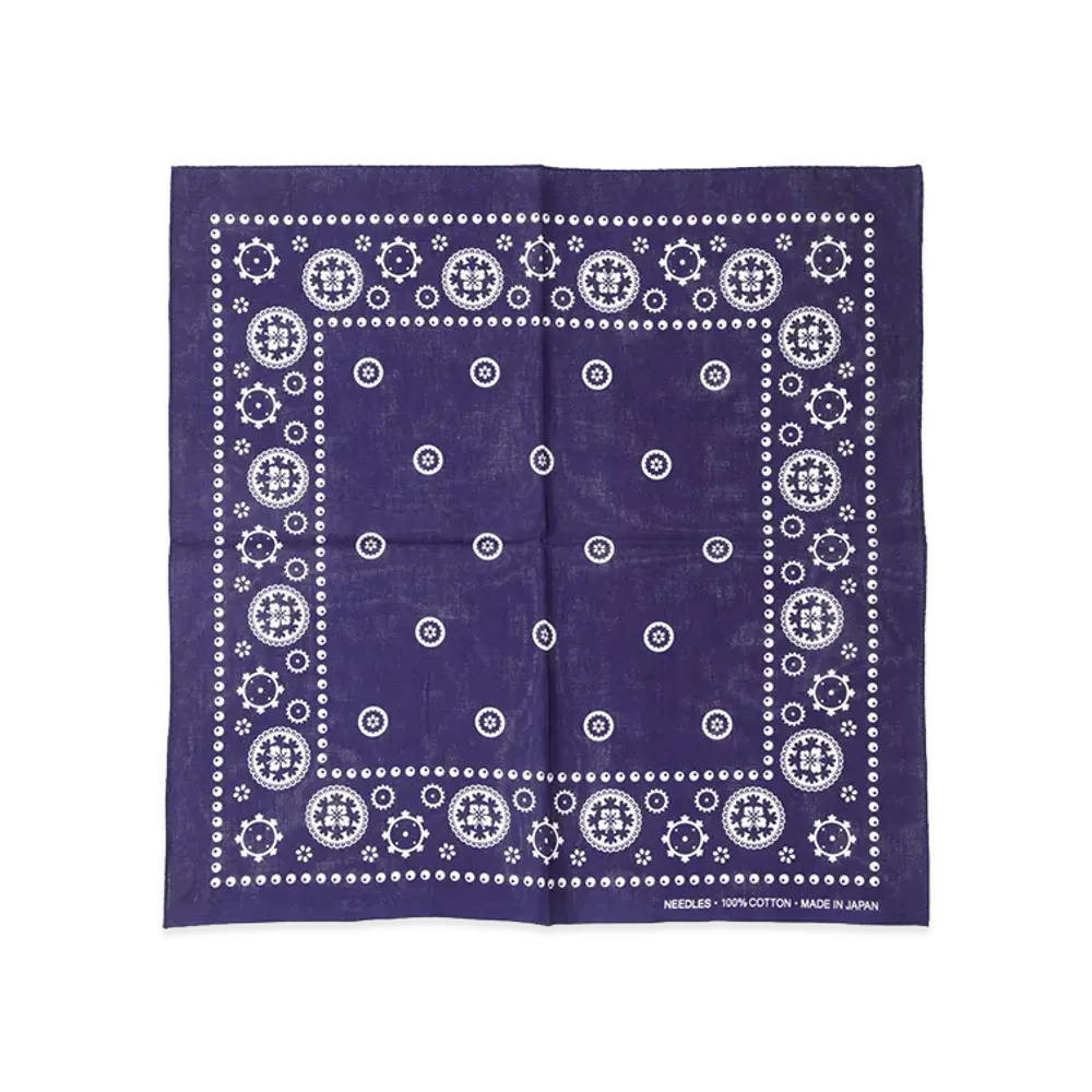 NEEDLES Bandana - Square "Eggplant"