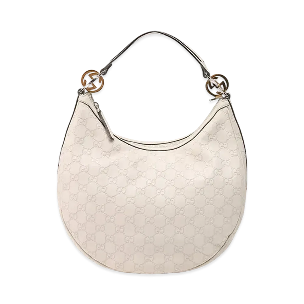 GUCCI GG Twins One Shoulder Bag "Ivory"