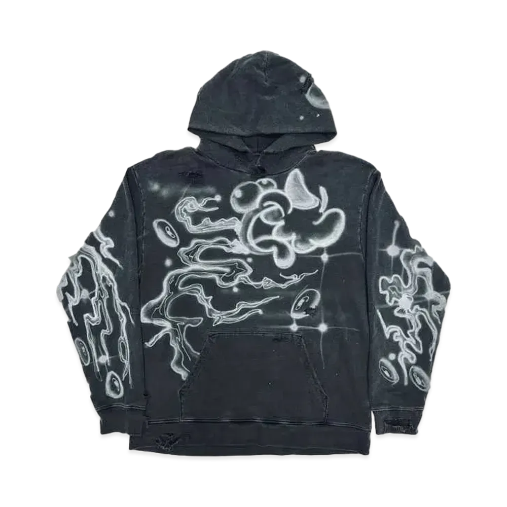 COIN PARKING DELIVERY Pine Tree Pattern Hoodie #2 "Black"
