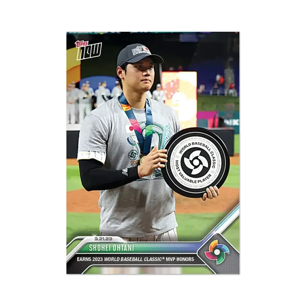 大谷翔平 [73](2023 WBS トップスナウ JPカード)