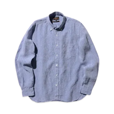BEAMS B.D. LINEN SOLID "Blue"