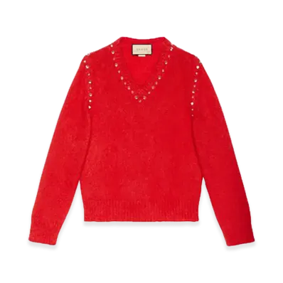 GUCCI Women's Mohair Sweater "Multicolor"