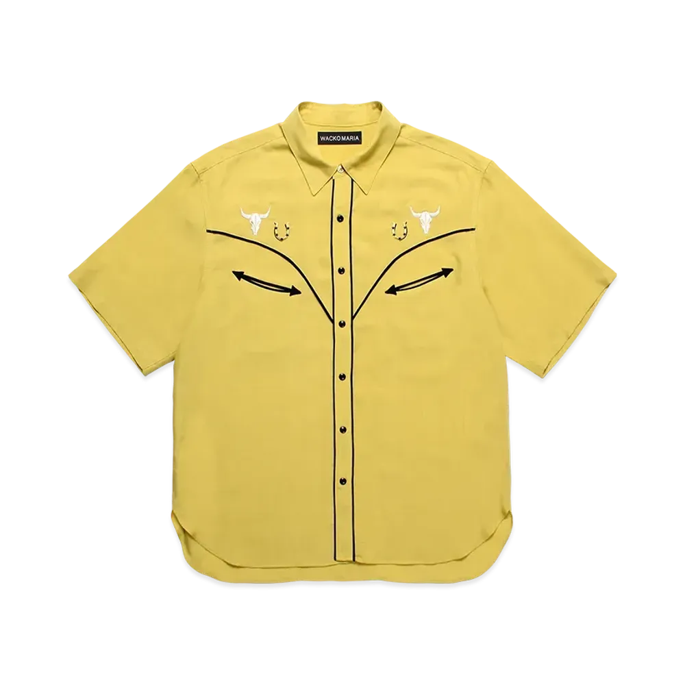 WACKO MARIA Western Shirt "Yellow"