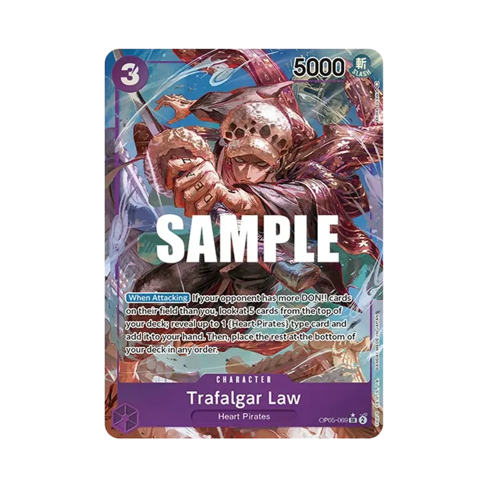 トラファルガー・ロー SR-P [OP05-069]【英語版】(ブースターパック「新時代の主役」)