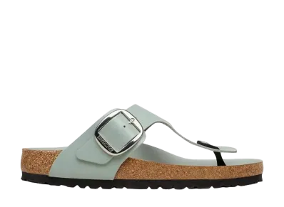 BIRKENSTOCK Women's Gizeh Big Buckle "High-Shine Pure Sage"