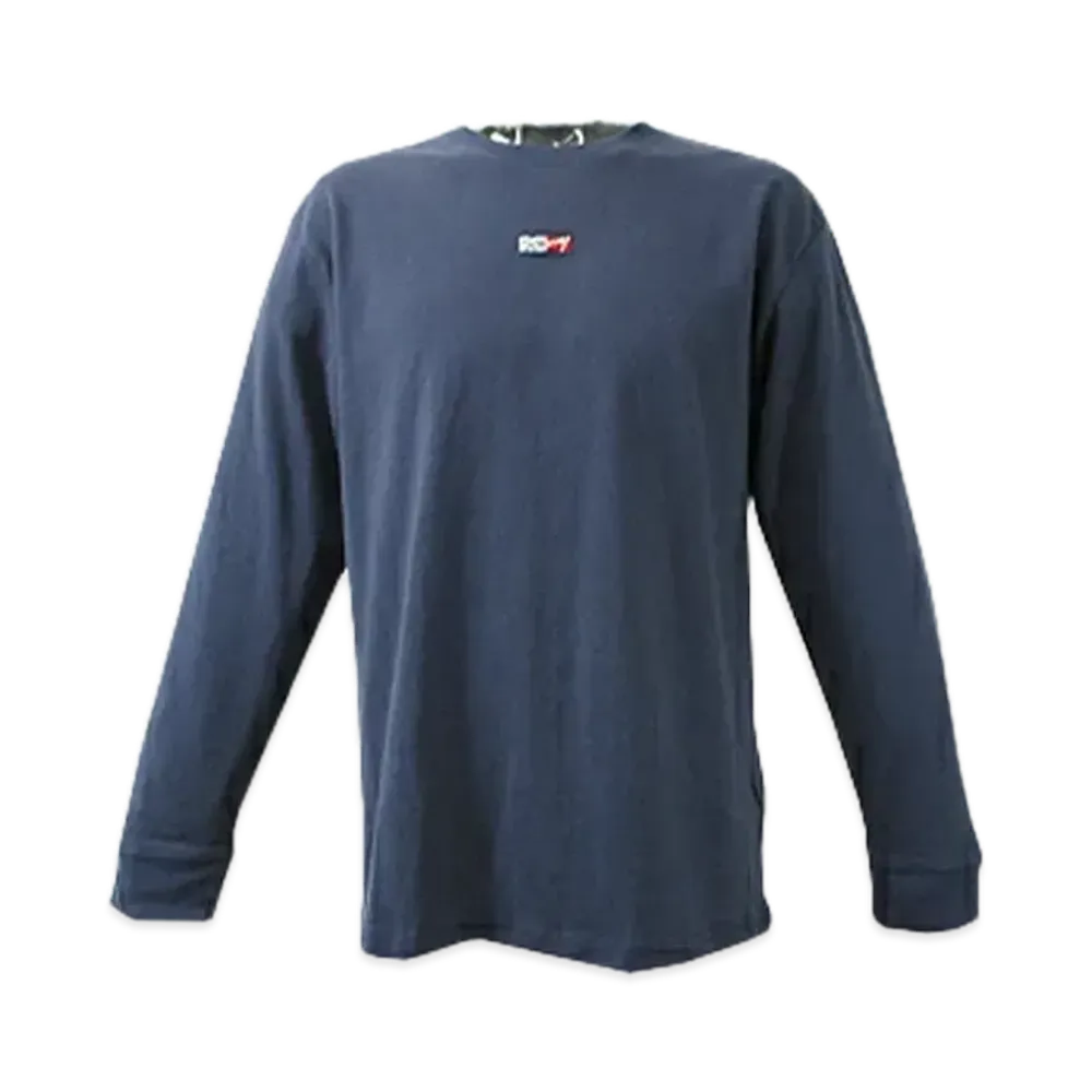 TOMMY JEANS Tommy Script Long Sleeve T-Shirt "TwilightNavy"