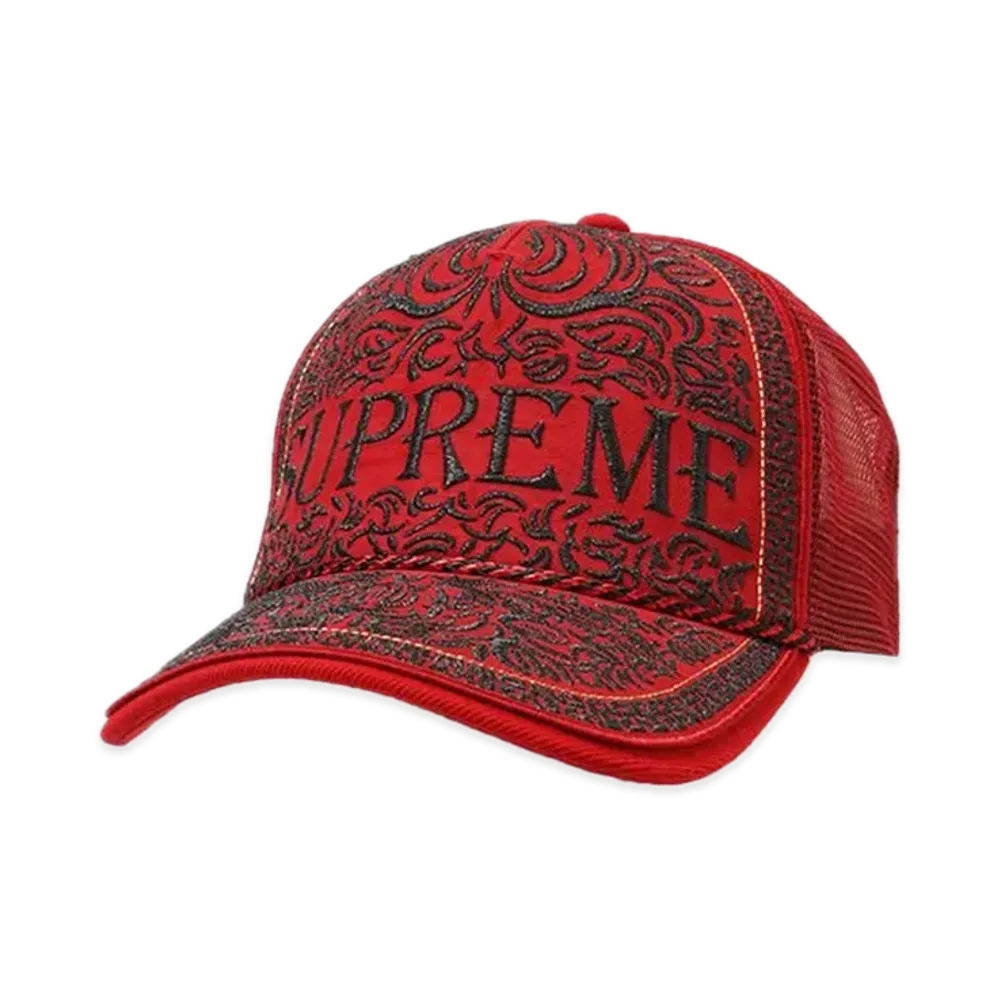 Supreme Vaquero Mesh Back 5-Panel "Red"