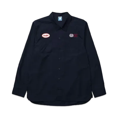 UNDEFEATED L/S Work Shirt - 30007 "Navy"