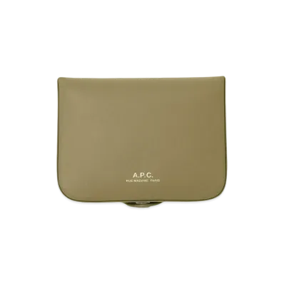 A.P.C. Josh Coin Case "Clay Green"