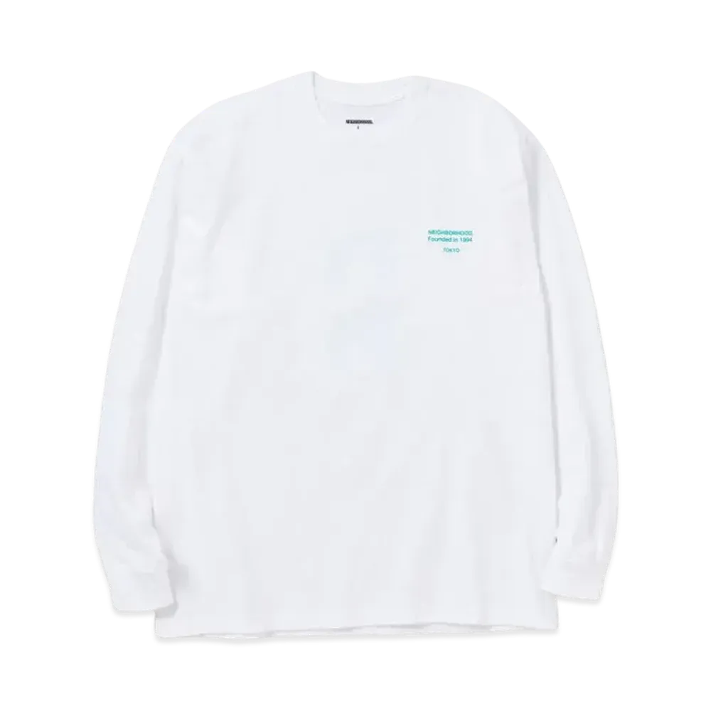 NEIGHBORHOOD CWP / C-TEE . LS "White"
