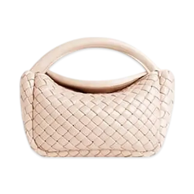 Bottega Veneta Small Cobble Top Handle "Cameo"