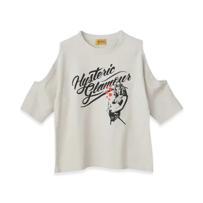 HYSTERIC GLAMOUR Women's HYSTERIC GIRL HEARTS Pullover "Beige"