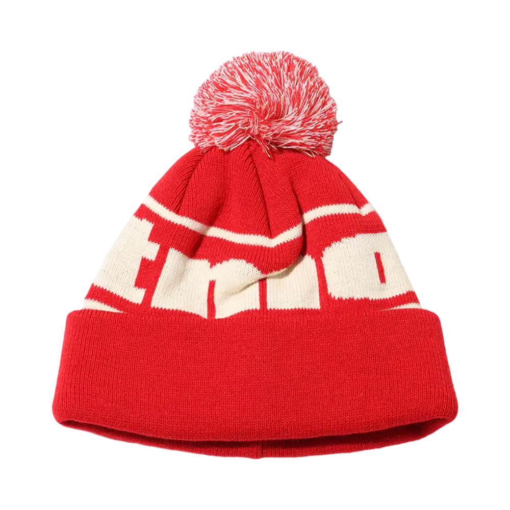 atmos Pom Pom Beanie "Red"