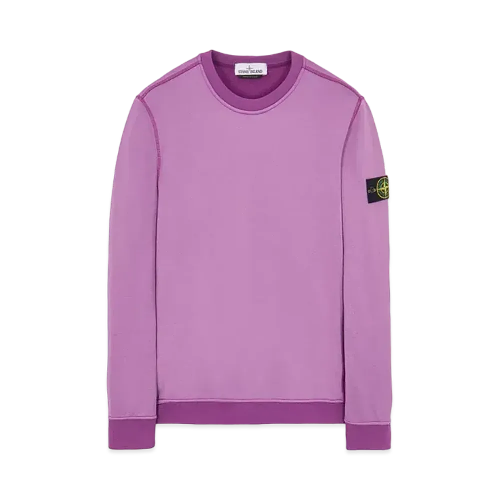 Stone Island 63547 COTTON NYLON FLEECE "Magenta"