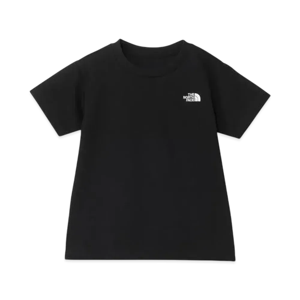 The North Face Kids Toddler Short Sleeve Nuptse Tee "Black"
