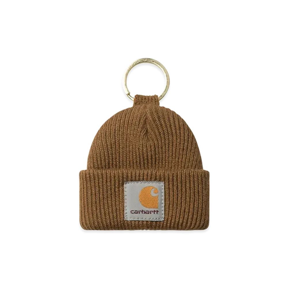 Carhartt WIP Mini Watch Hat Keychain "Hamilton Brown"