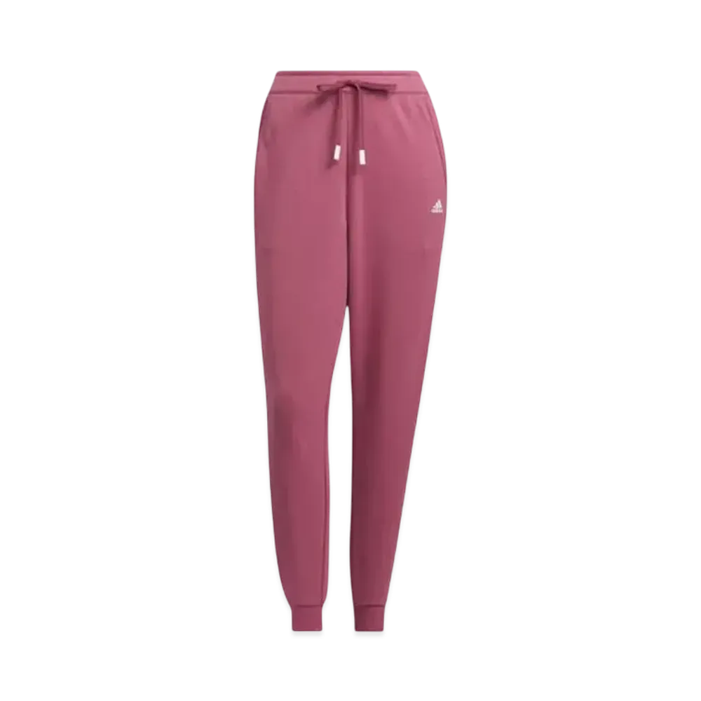 adidas Warding Loose Fit 9/10 Length French Terry Pants "Preloved Crimson"
