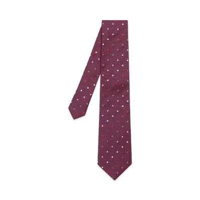 Paul Smith Pastel Dot Tie "DarkRed"