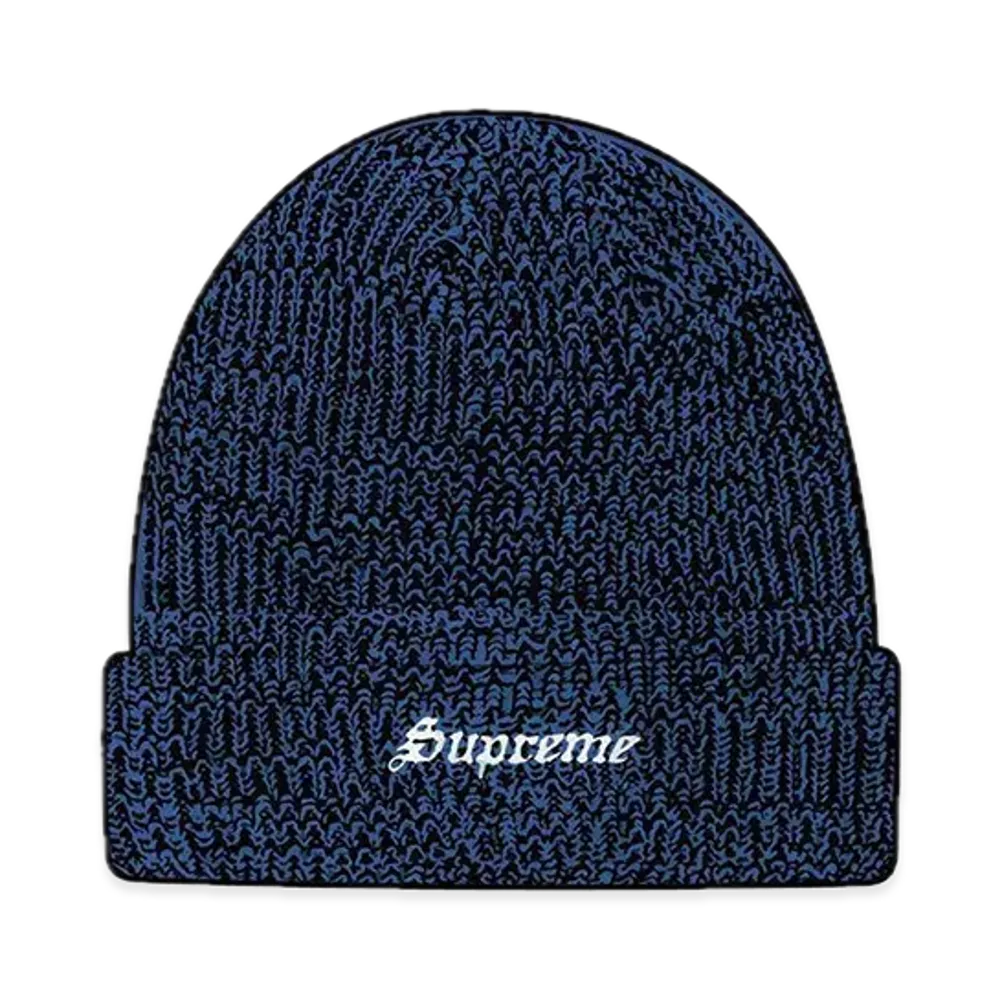 Supreme Twisted Loose Gauge Beanie "Blue"