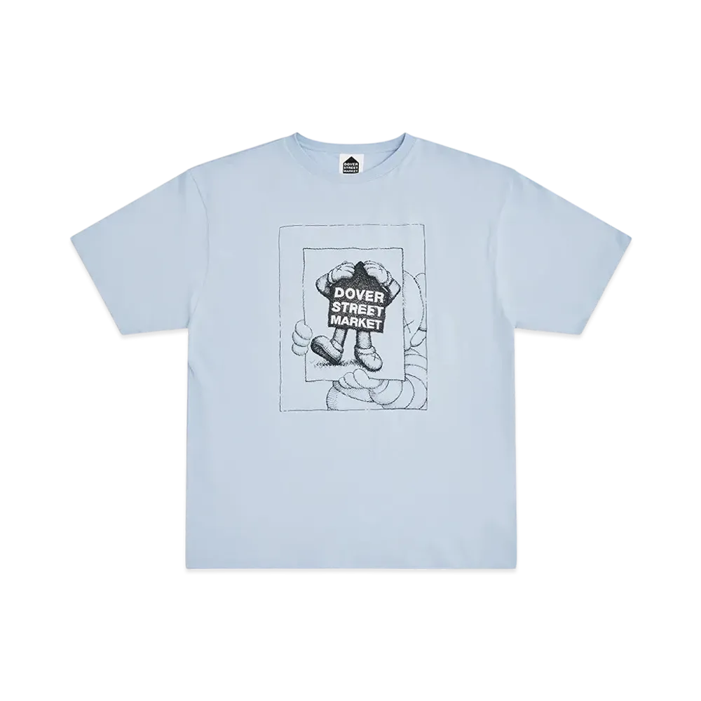 Dover Street Market (DSM) x KAWS Chum Tee "Light Blue"