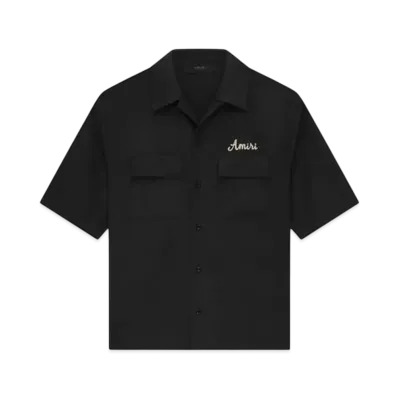 AMIRI Jazz Wolf Camp Shirt "Black"