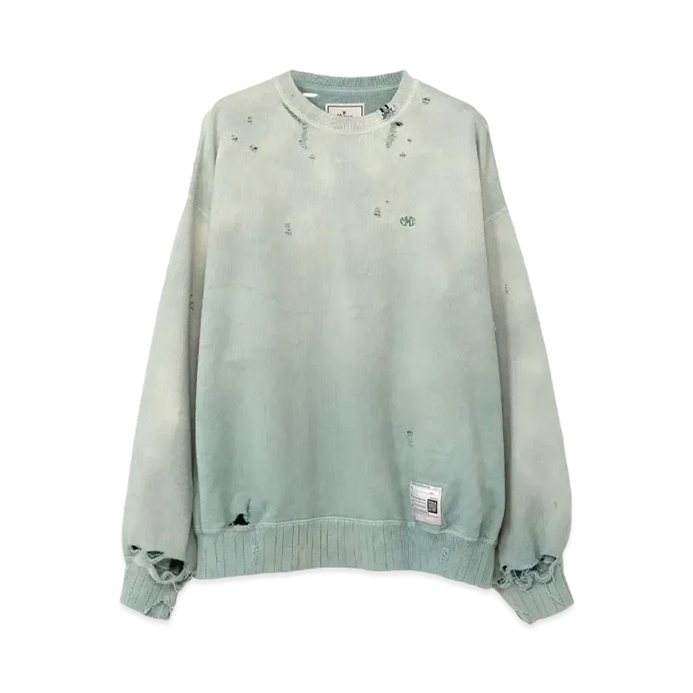 Maison MIHARA YASUHIRO Sun-Faded Like Sweatshirt "Green"