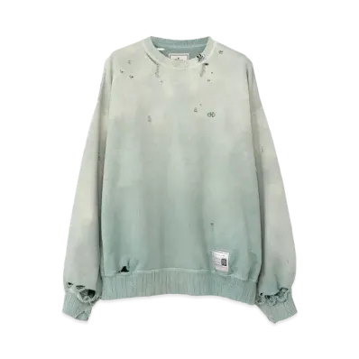 Maison MIHARA YASUHIRO Sun-Faded Like Sweatshirt "Green"
