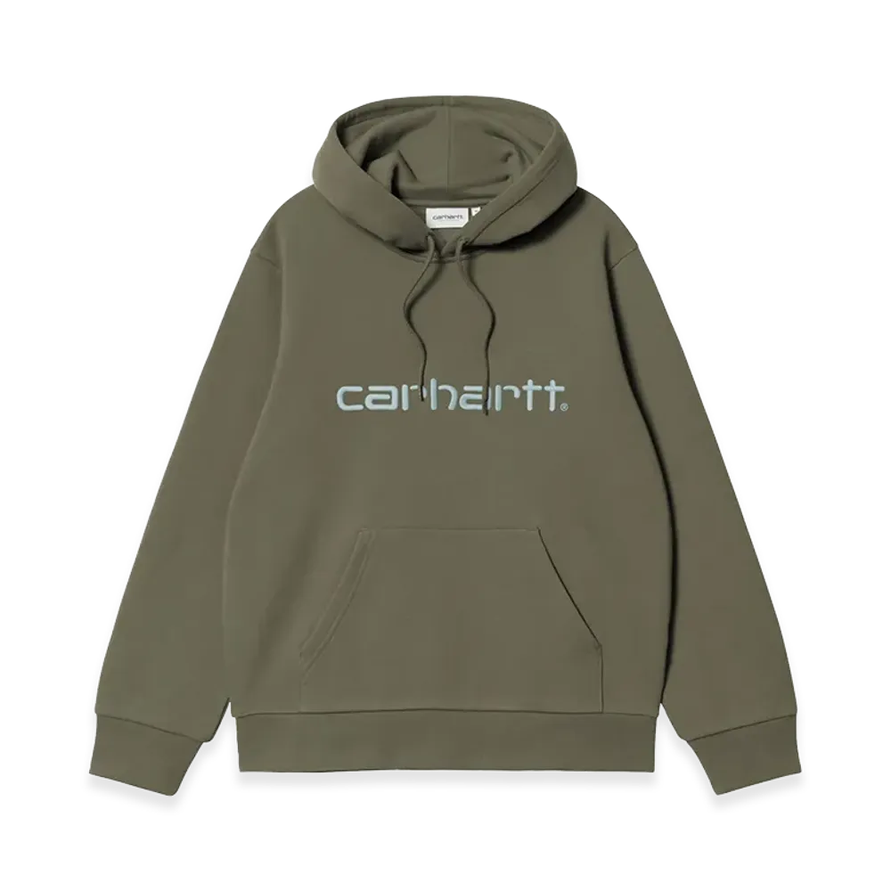 Carhartt WIP Hooded Carhartt Sweat "Leaf/Tourmaline"