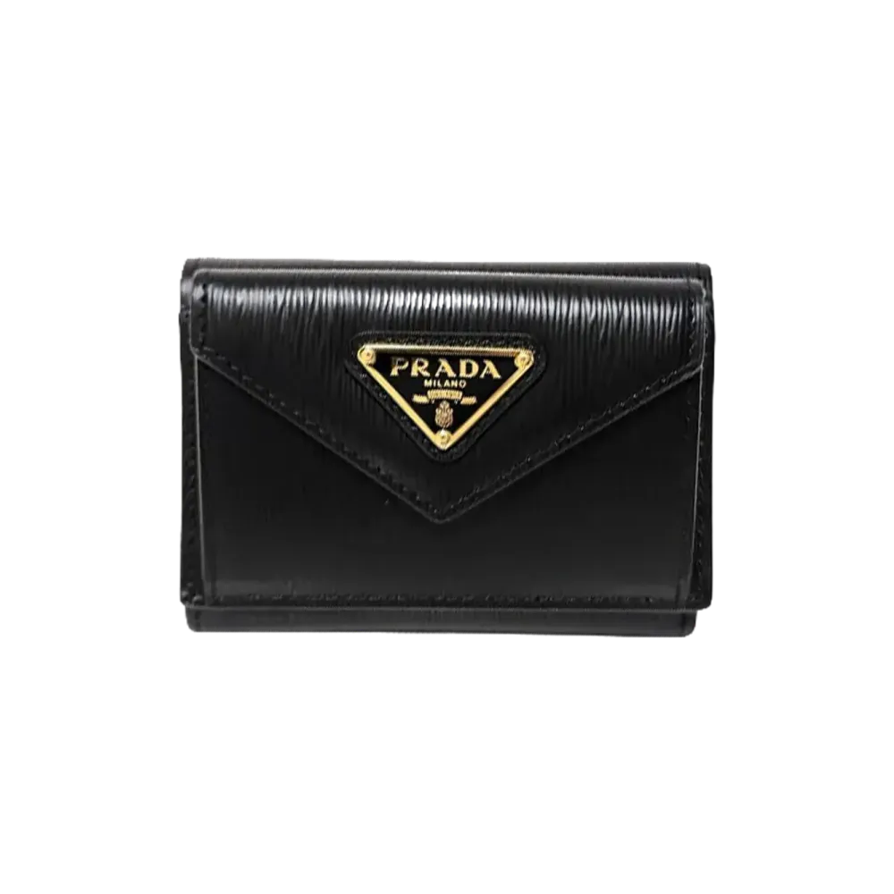 PRADA Vittello Move Mini Wallet "Black"