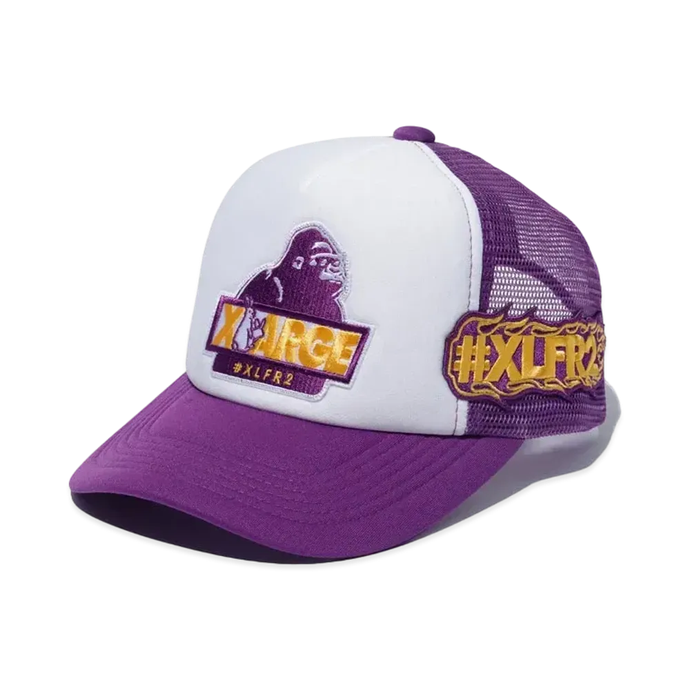 XLARGE x FR2 MESH CAP "Purple"