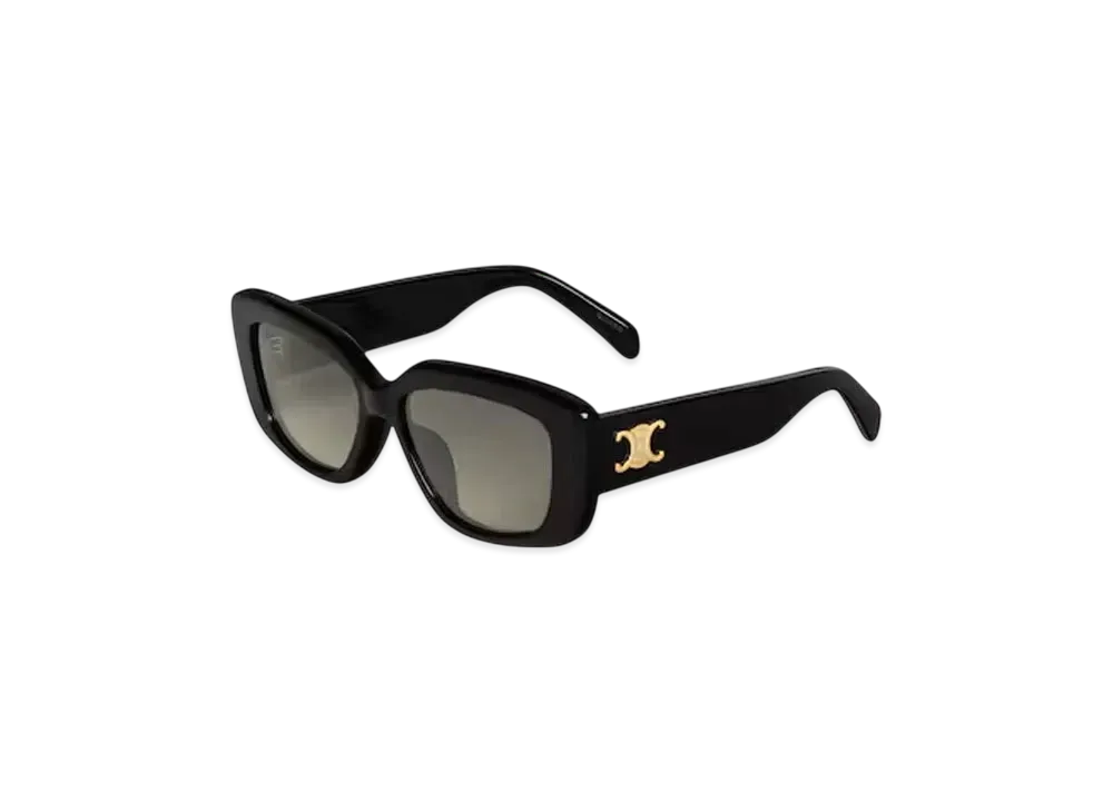 CELINE Triomphe 04 Sunglasses in Acetate "Black"