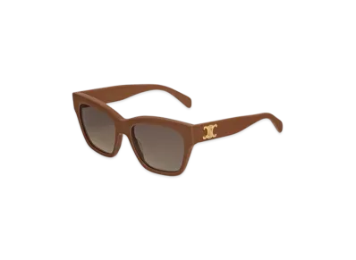 CELINE Triomphe 09 Sunglasses in Acetate "Camel"