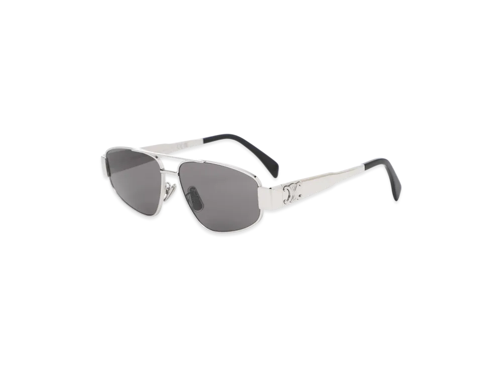 CELINE Triomphe Metal 03 "Silver/Smoke"