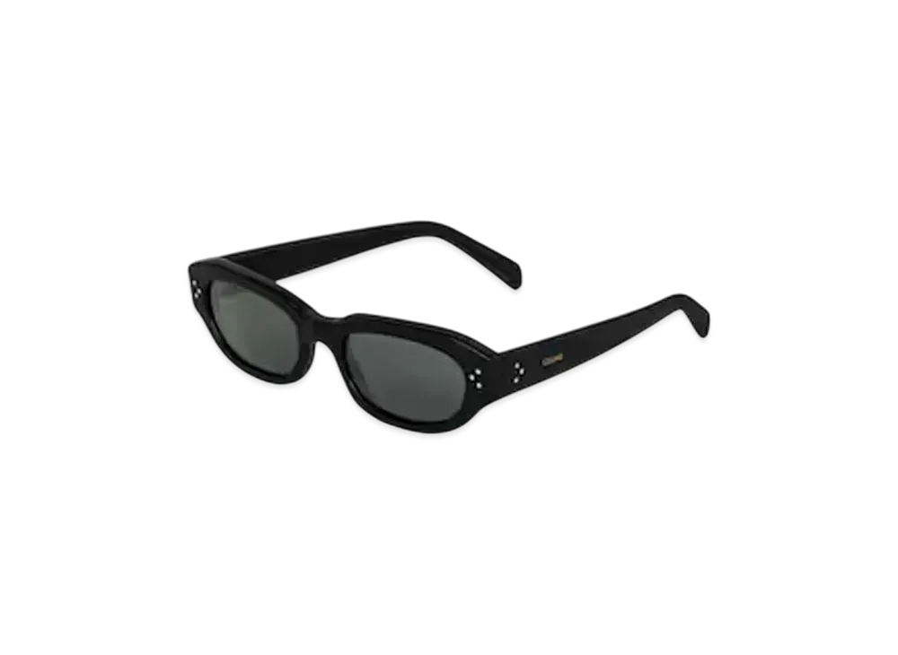 CELINE Black Frame 58 Sunglasses in Acetate "Black"